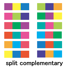 イッテンの色相分割法（２）色相環を使えば意外に簡単、３色の組み合わせ。